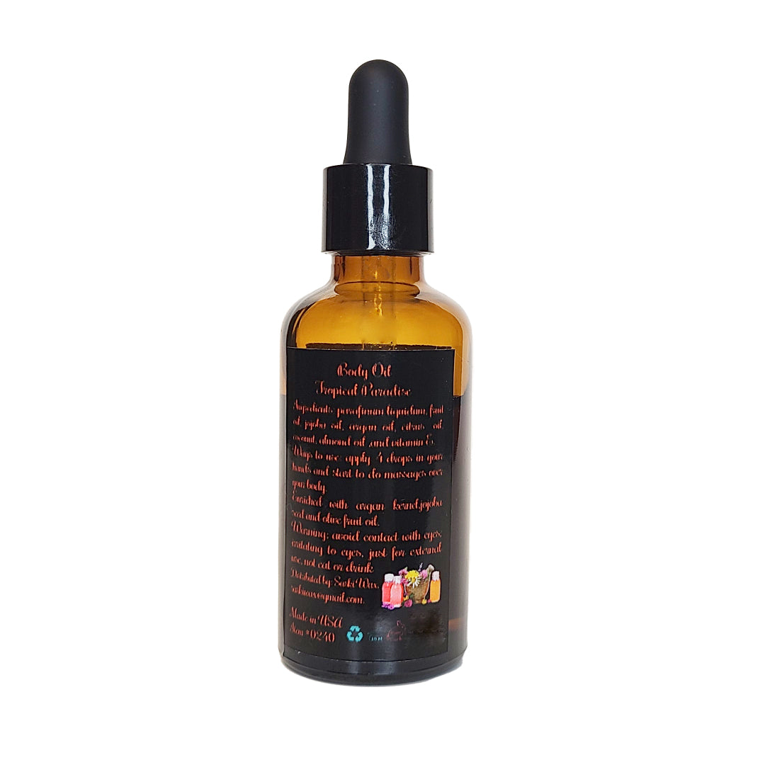 Tropical Paradise Body Massage Oil