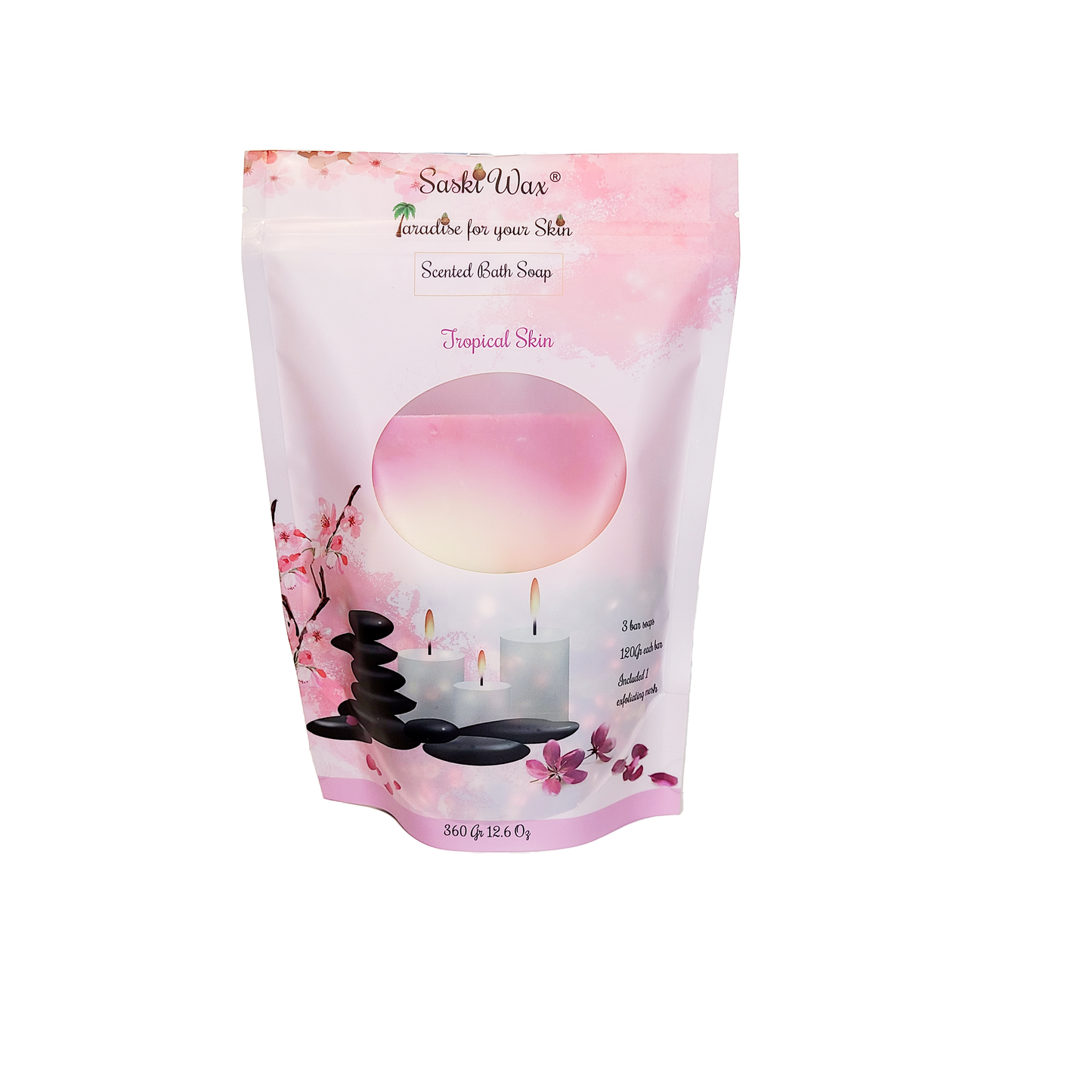 Scented Bath Soaps Tropical Skin (Set of 3)