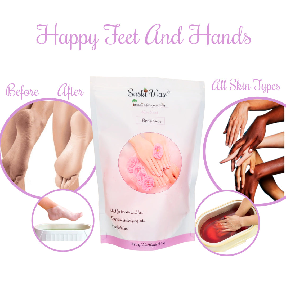 Rose Scent Paraffin Wax – Moisturizing Treatment for Hands & Feet