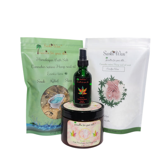 Cannabis Sativa Hemp Bath & Body Kit