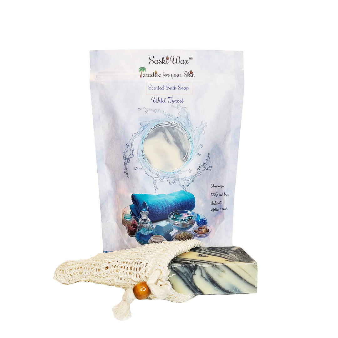 Scented Bath Soaps Wild Forest (Set of 3)