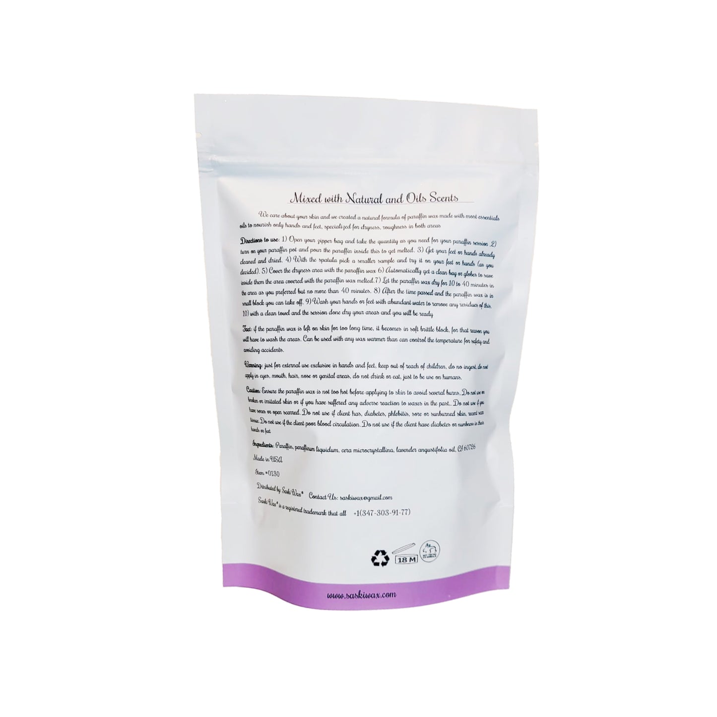 Paraffin Wax Lavender Scent
