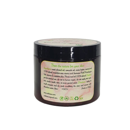 Pink Himalayan Salt Body Scrub With Hemp Seed Oil