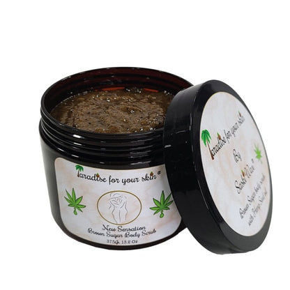 Brown Sugar Body Scrub With Hemp Seed Oil